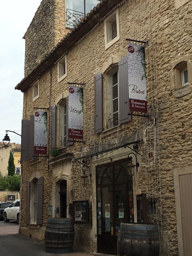 Hotel Le Vieux Bistrot Cabrières-dʼAvignon Exteriér fotografie